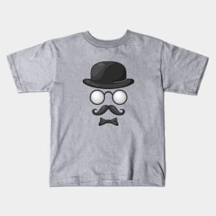 #1 RETRO GENTLEMAN Kids T-Shirt